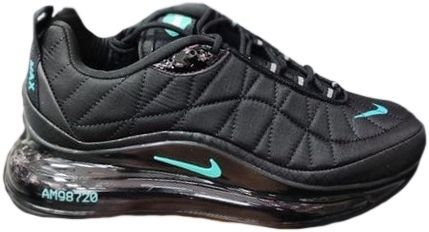 Nike Air Max 720 818, черный с зеленым, нейлон, мужские